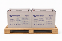 Pack 2 bater�as Victron 12 Voltios 265 Amperios Solar | Bater�a GEL Deep Cycle BAT412126101